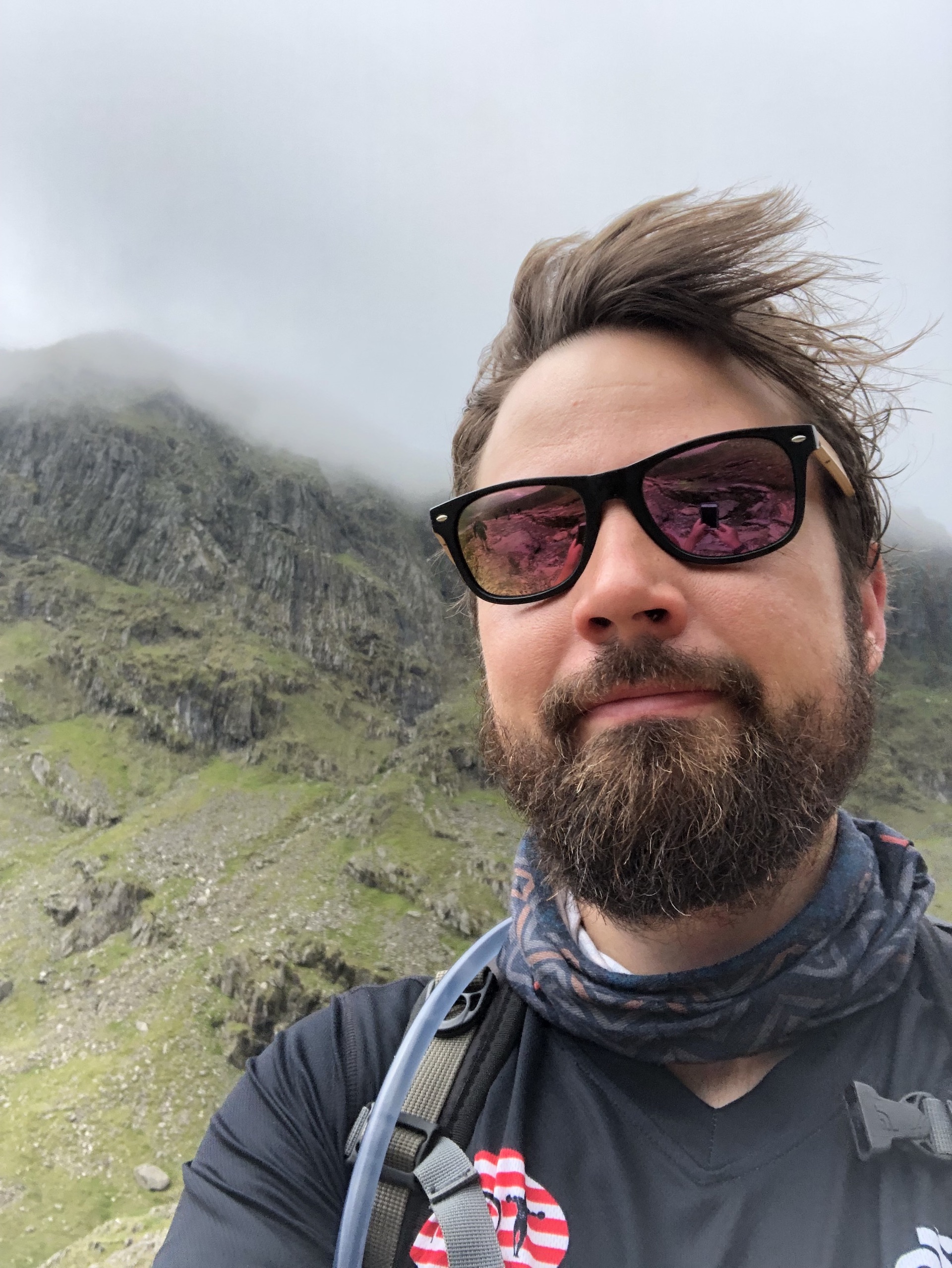 Jon Munson on Snowdon 2021